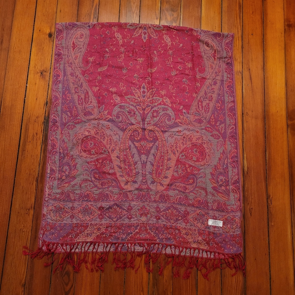 Jerusalem cashmere paisley scarf